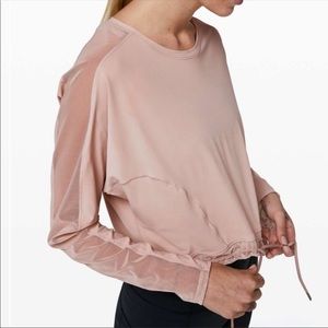 Lululemon Reach for the Run Long sleeve/blush